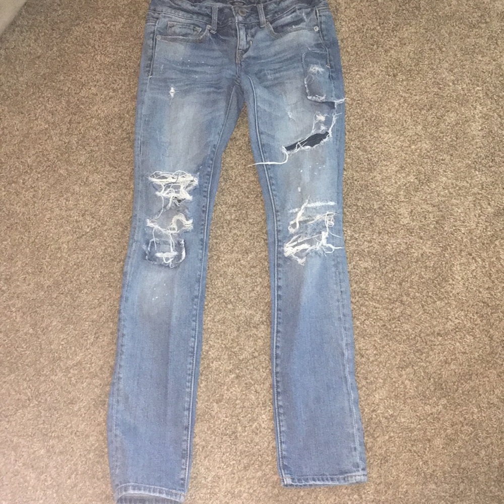Size 0 jeans american eagle